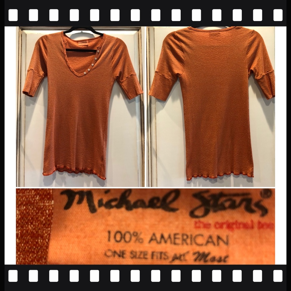Michael Stars Orange Tee